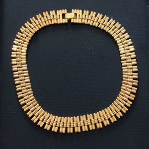 Vintage Monet costume choker collar necklace